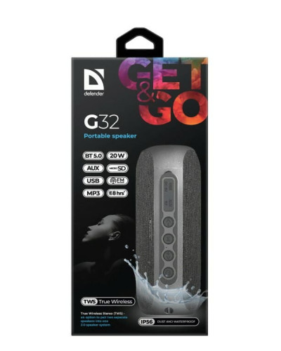Акустическая система Defender G32 Black (65232)