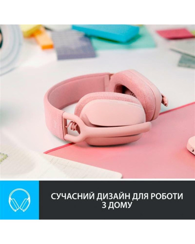 Bluetooth-гарнитура Logitech Zone Vibe 100 Wireless Rose (981-001224)