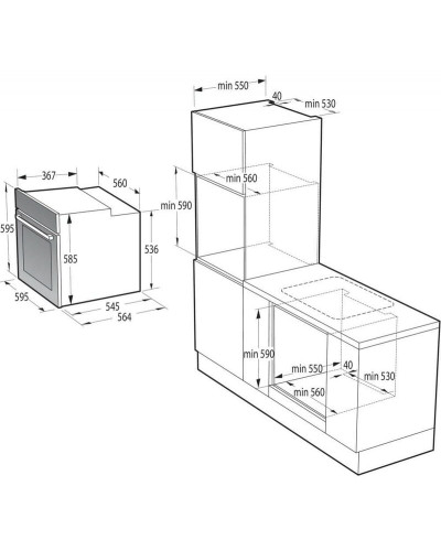 Духовой шкаф Gorenje BOSX6737E13BG