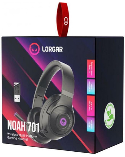 Гарнітура Canyon Lorgar Noah 701 Black (LRG-GHS701)