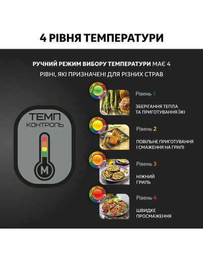 Гриль Tefal OptiGrill+ XL GC722D34