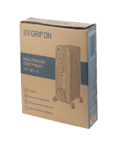 Масляний радіатор Grifon HY-B7-11