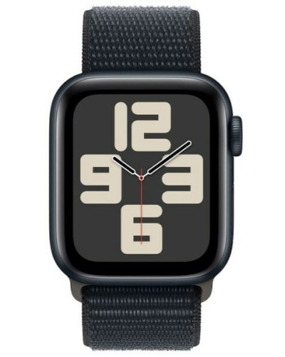 Смарт-годинник Apple Watch SE GPS 40mm Midnight Aluminium Case with Midnight Sport Loop (MRE03QP/A)
