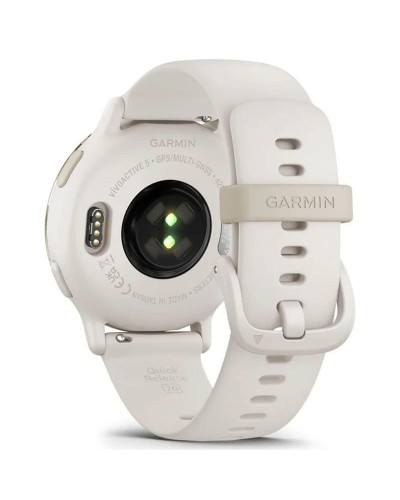 Смарт-годинник Garmin Vivoactive 5 Cream Gold Aluminum Bezel with Ivory Case and Silicone Band (010-02862-51)