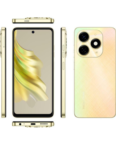 Смартфон Tecno Spark 20 (KJ5n) 8/128GB Dual Sim Neon Gold (4894947013560)