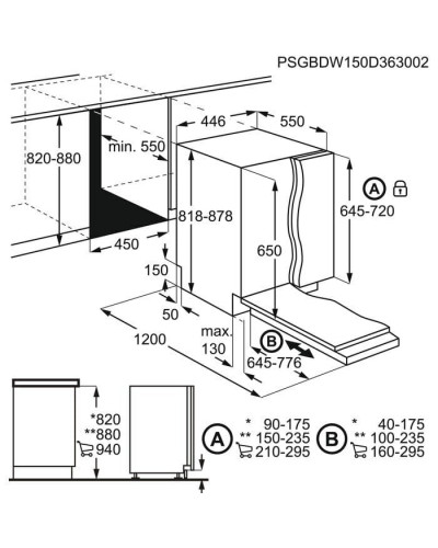 Встраиваемая посудомоечная машина Electrolux ETM43211L