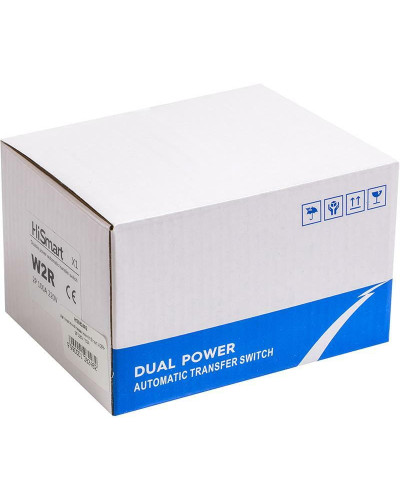 Автоматический переключатель HiSmart W2R-2P 220V 100A (HS082482)