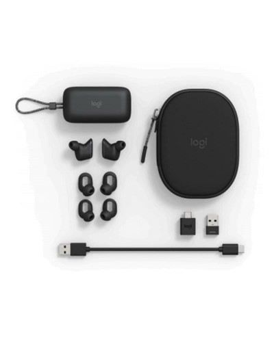Bluetooth-гарнітура Logitech Zone True Wireless Graphite (985-001082)