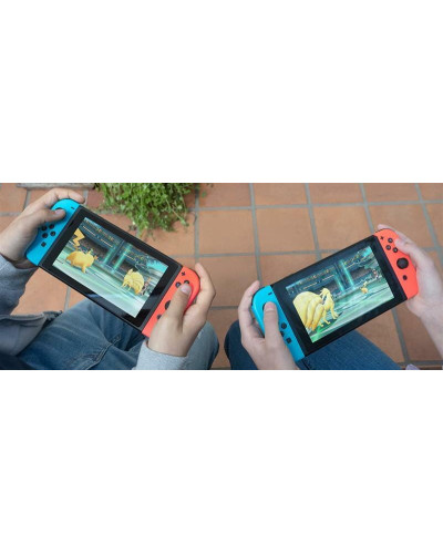 Игровая консоль Nintendo Switch (неоновый красный/неоновый синий)