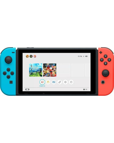 Игровая консоль Nintendo Switch (неоновый красный/неоновый синий)