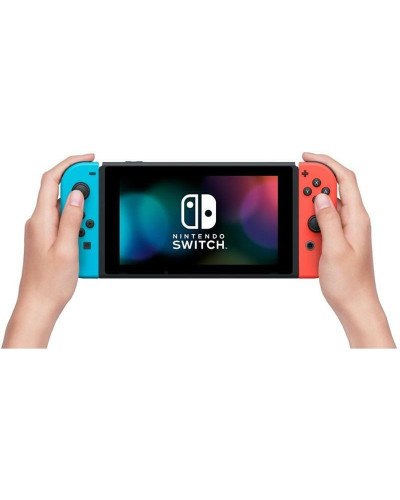 Игровая консоль Nintendo Switch (неоновый красный/неоновый синий)
