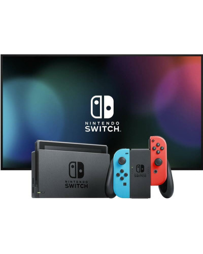 Игровая консоль Nintendo Switch (неоновый красный/неоновый синий)
