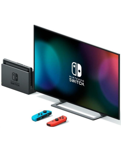 Игровая консоль Nintendo Switch (неоновый красный/неоновый синий)