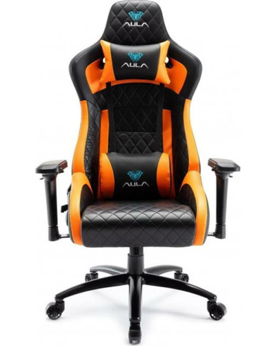 Крісло для геймерів Aula F1031 Gaming Chair Black/Orange (6948391286211)