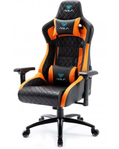 Крісло для геймерів Aula F1031 Gaming Chair Black/Orange (6948391286211)
