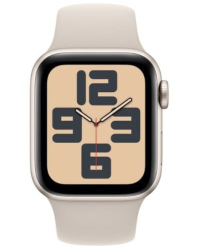 Смарт-годинник Apple Watch SE GPS 40mm Starlight Aluminium Case with Starlight Sport Band - S/M (MR9U3QP/A)
