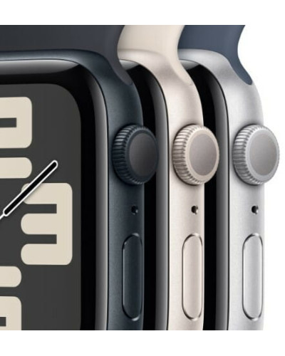 Смарт-годинник Apple Watch SE GPS 40mm Starlight Aluminium Case with Starlight Sport Band - S/M (MR9U3QP/A)