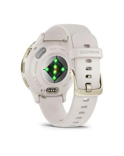 Смарт-часы Garmin Venu 3s Soft Gold Stainless Steel Bezel with Ivory Case and Silicone Band (010-02785-54)