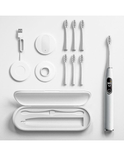 Умная зубная электрощетка Oclean X Pro Elite Set Electric Toothbrush Grey (6970810552089)