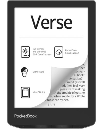 Електронна книга PocketBook 629 Verse Mist Grey (PB629-M-CIS)