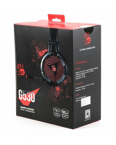 Гарнітура A4Tech Bloody G530 Gray