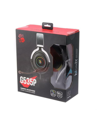 Гарнитура A4Tech Bloody G535P Black+Silver