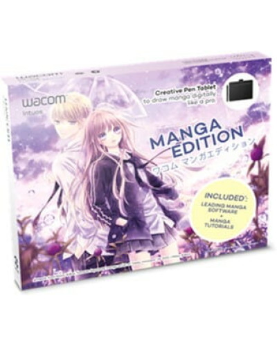 Графічний планшет Wacom Intuos S Bluetooth Black Manga (CTL-4100WLK-M)
