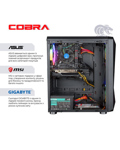 Персональный компьютер COBRA Advanced (I11F.8.H1S4.73.A4484)