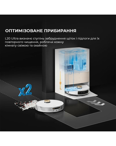 Робот-пилосос Dreame L20 Ultra Complete (RLX41CE)