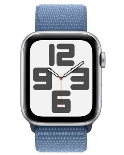 Смарт-часы Apple Watch SE GPS 44mm Silver Aluminium Case with Winter Blue Sport Loop (MREF3QP/A)