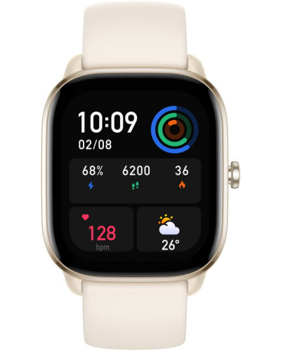 Смарт-часы Xiaomi Amazfit GTS 4 Mini Moonlight White