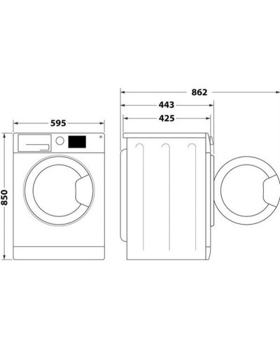 Стиральная машина Indesit OMTWSA 61053 WK EU