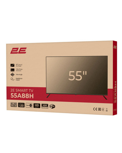 Телевiзор 2E 2E-55A88H