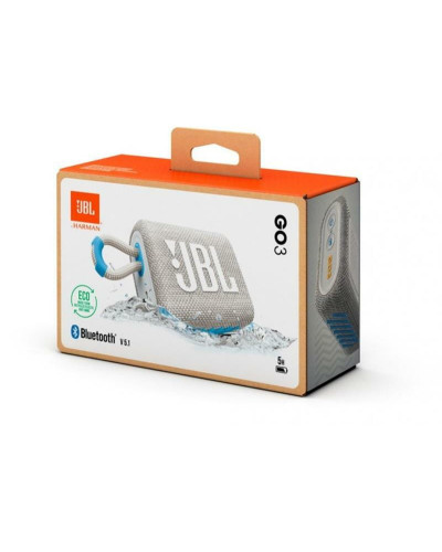 Акустическая система JBL GO 3 Eco White (JBLGO3ECOWHT)