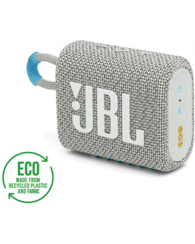 Акустическая система JBL GO 3 Eco White (JBLGO3ECOWHT)