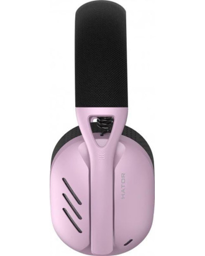 Bluetooth-гарнiтура Hator Hyperpunk 2 Wireless Tri-mode Black/Lilac (HTA-859)