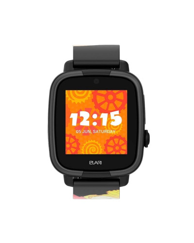 Дитячий телефон-годинник з GPS трекером Elari FixiTime Fun Black (ELFITF-BLK)