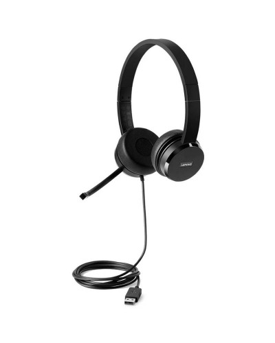 Гарнитура Lenovo 100 Stereo USB (4XD0X88524)