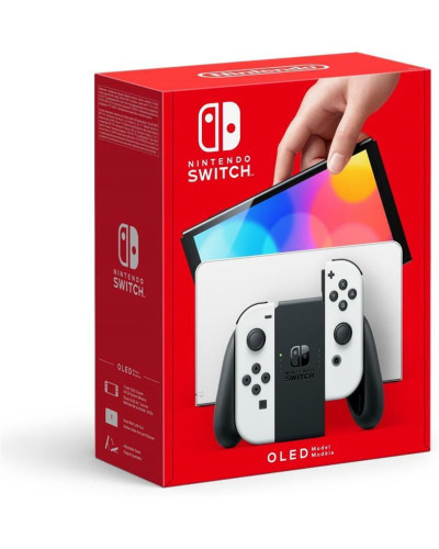 Ігрова консоль Nintendo Switch OLED (біла) (45496453435)