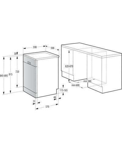 Посудомоечная машина Gorenje GS620E10S