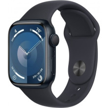 Смарт-годинник Apple Watch Series 9 GPS 41mm Midnight Aluminium Case with Midnight Sport Band - M/L (MR8X3QP/A)
