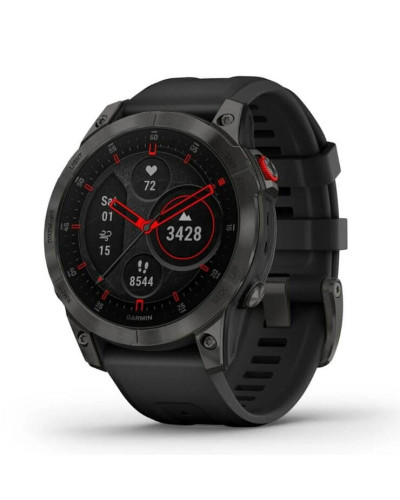 Смарт-часы Garmin Epix 2 Sapphire Black/Titanium DLC with Black Band (010-02582-10)
