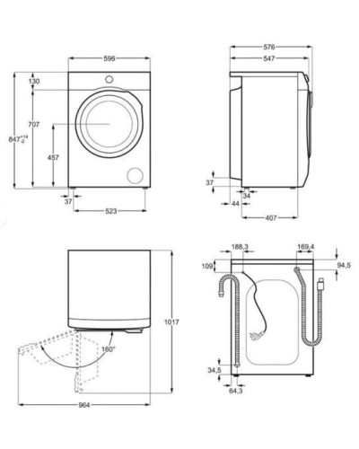 Пральна машина Electrolux EW6F448BUU