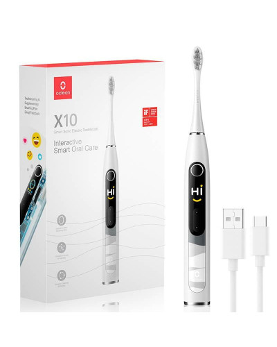 Умная зубная электрощетка Oclean X10 Electric Toothbrush Grey (6970810551938)