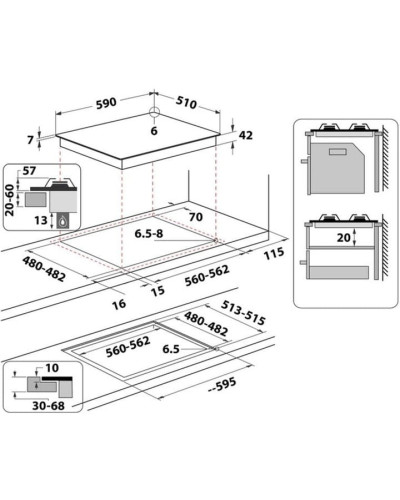 Варильна поверхня Whirlpool GOS 6415/NB1