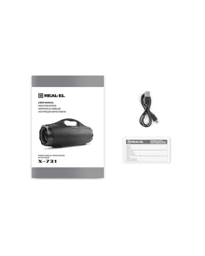 Акустична система REAL-EL X-731 Black