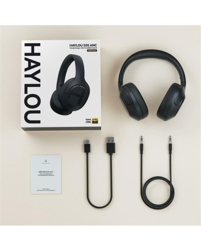 Bluetooth-гарнітура Haylou S35 ANC Over Ear Blue (HAYLOU-S35-BL)