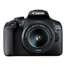 Дзеркальна фотокамера Canon EOS 2000D + об'єктив 18-55 IS II Black (2728C008)