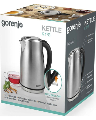 Електрочайник Gorenje K17S