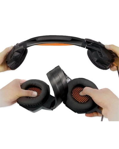 Гарнитура REAL-EL GDX-7700 Black/Orange